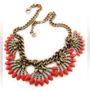 STELLA & DOT - CORAL CAY STATEMENT NECKLACE.